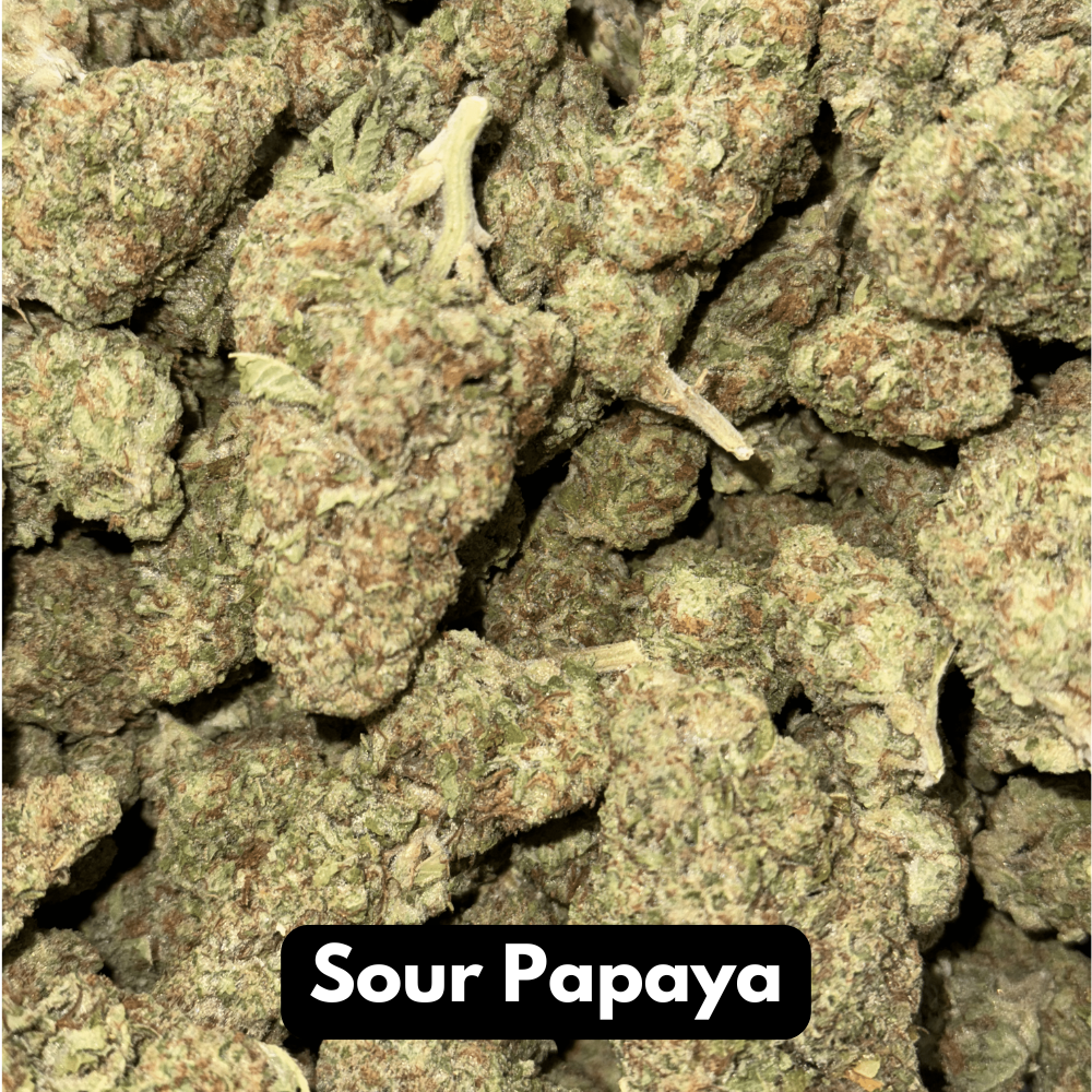 Natural THC-A Flower (Sour Papaya)