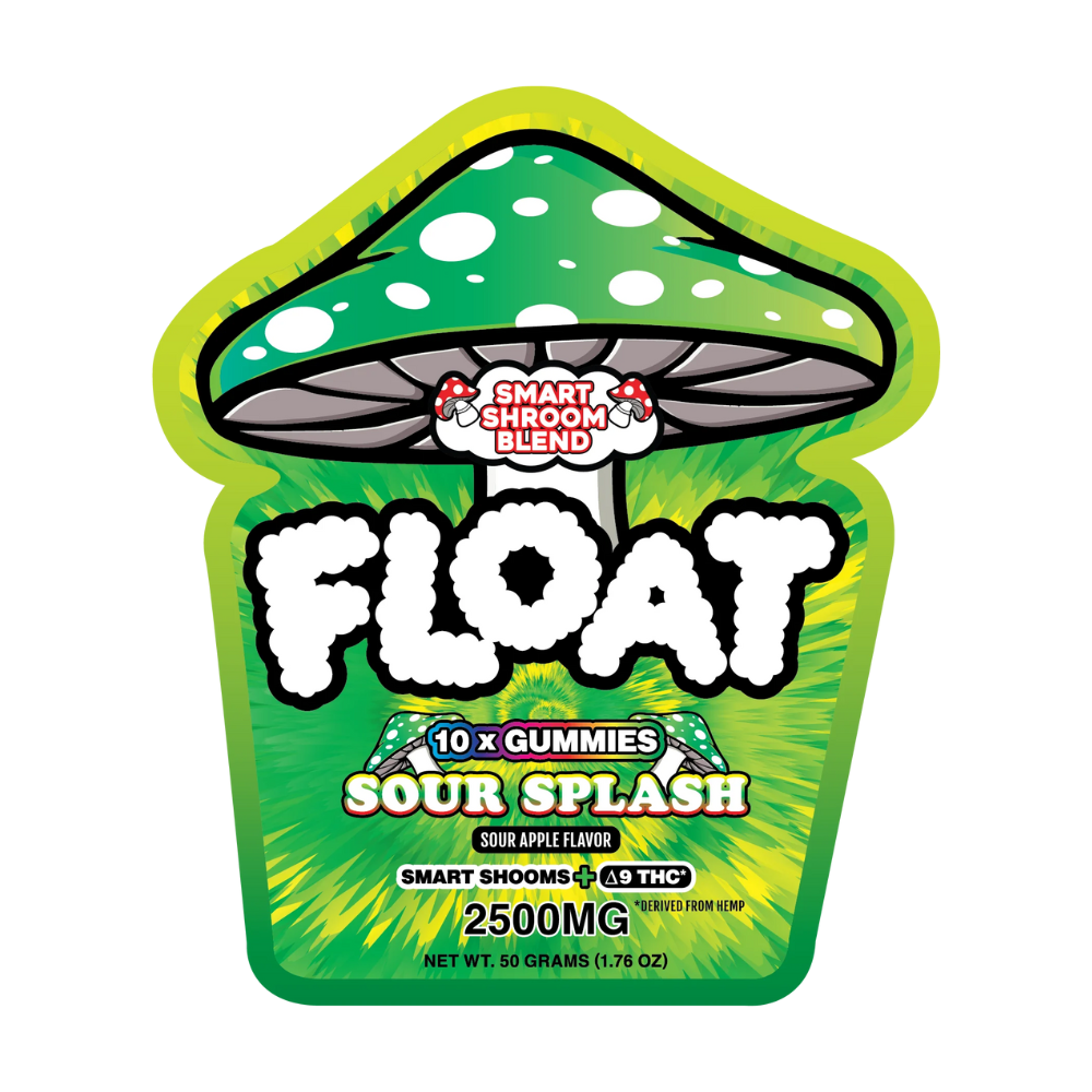 Float Smart Mushroom Blend & D9 Gummies (2500mg)