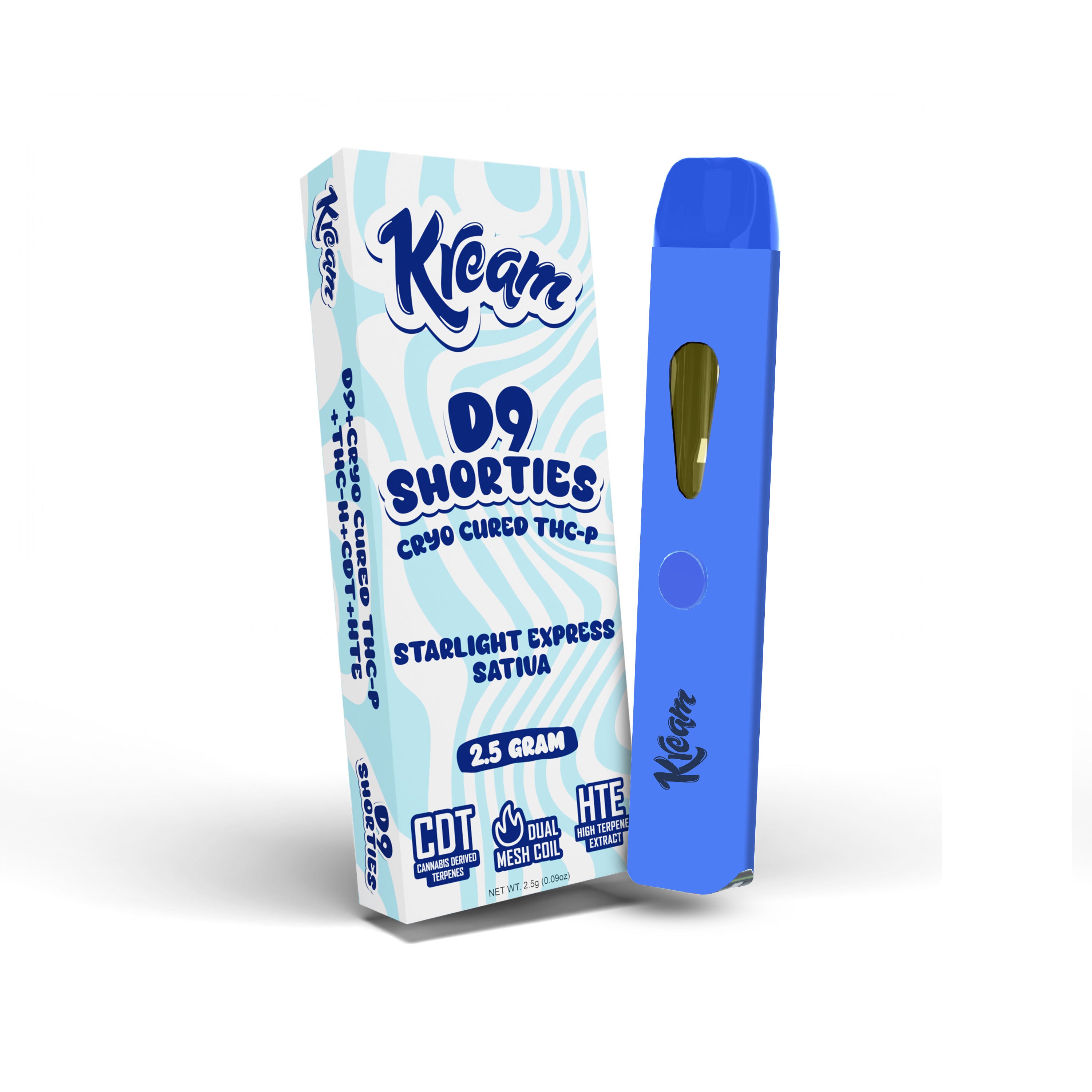 Kream D9 Shorties Disposable (2500mg)