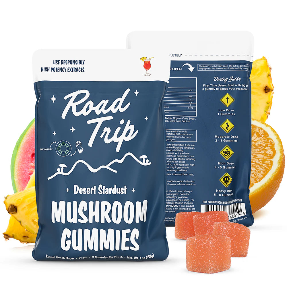 Road Trip Desert Stardust Mushroom Gummies (8 Count)