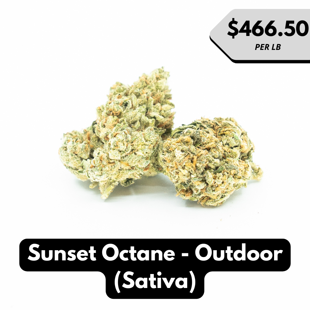 Natural THC-A Flower (Sunset Octane - Outdoor)