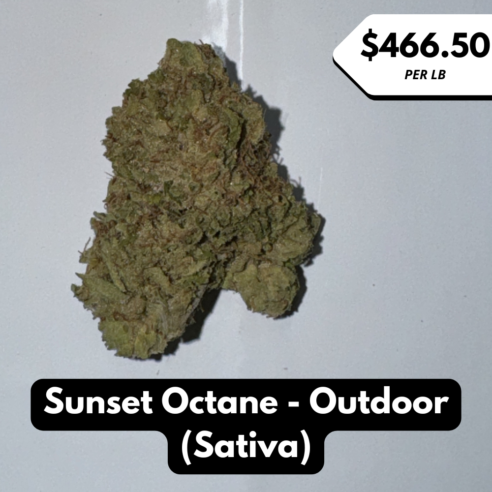 Natural THC-A Flower (Sunset Octane - Outdoor)