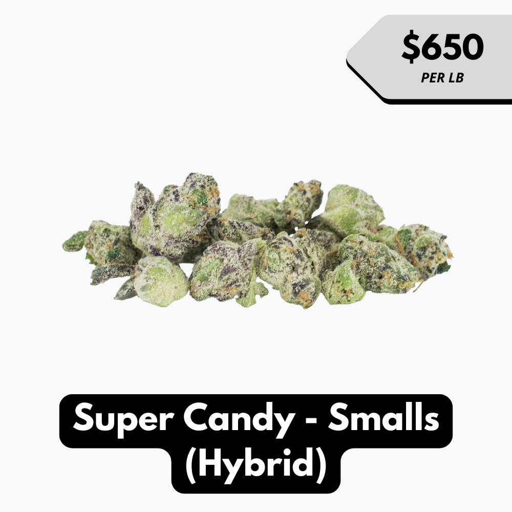 Natural THC-A Flower (Hybrid ~ Super Candy ~ Smalls)