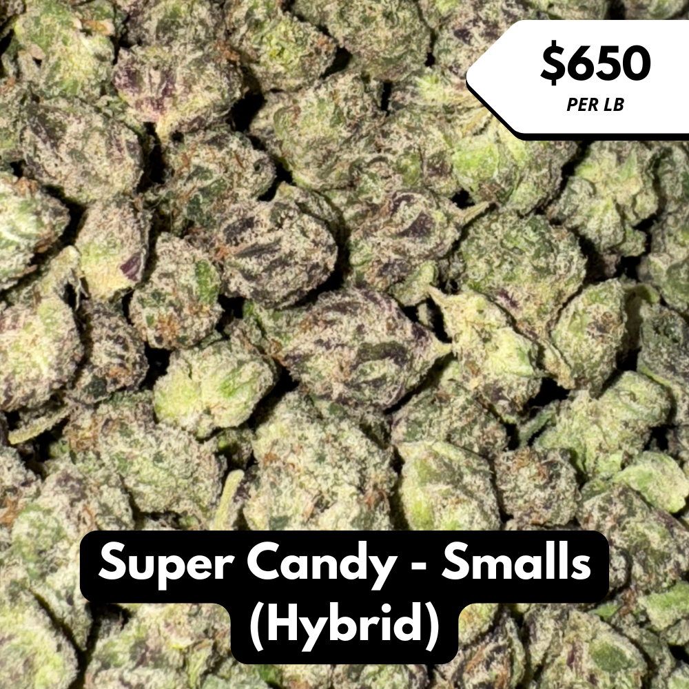 Natural THC-A Flower (Hybrid ~ Super Candy ~ Smalls)