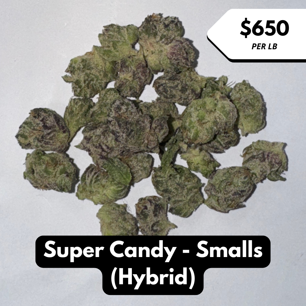 Natural THC-A Flower (Hybrid ~ Super Candy ~ Smalls)