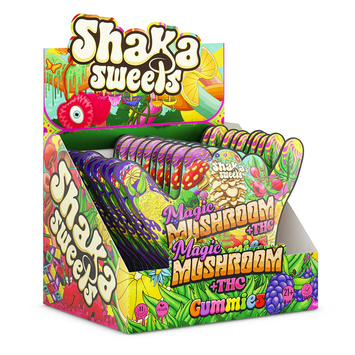 Shaka Sweets Magic Mushroom + D9 Gummies