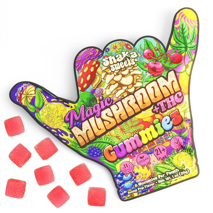 Shaka Sweets Magic Mushroom + D9 Gummies