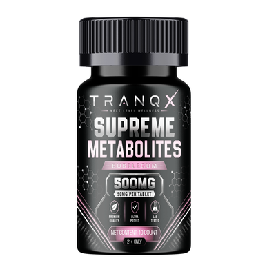 TRANQX Supreme Metabolites MIT-9 Tablets (500mg - 10 Count) - Bubblegum
