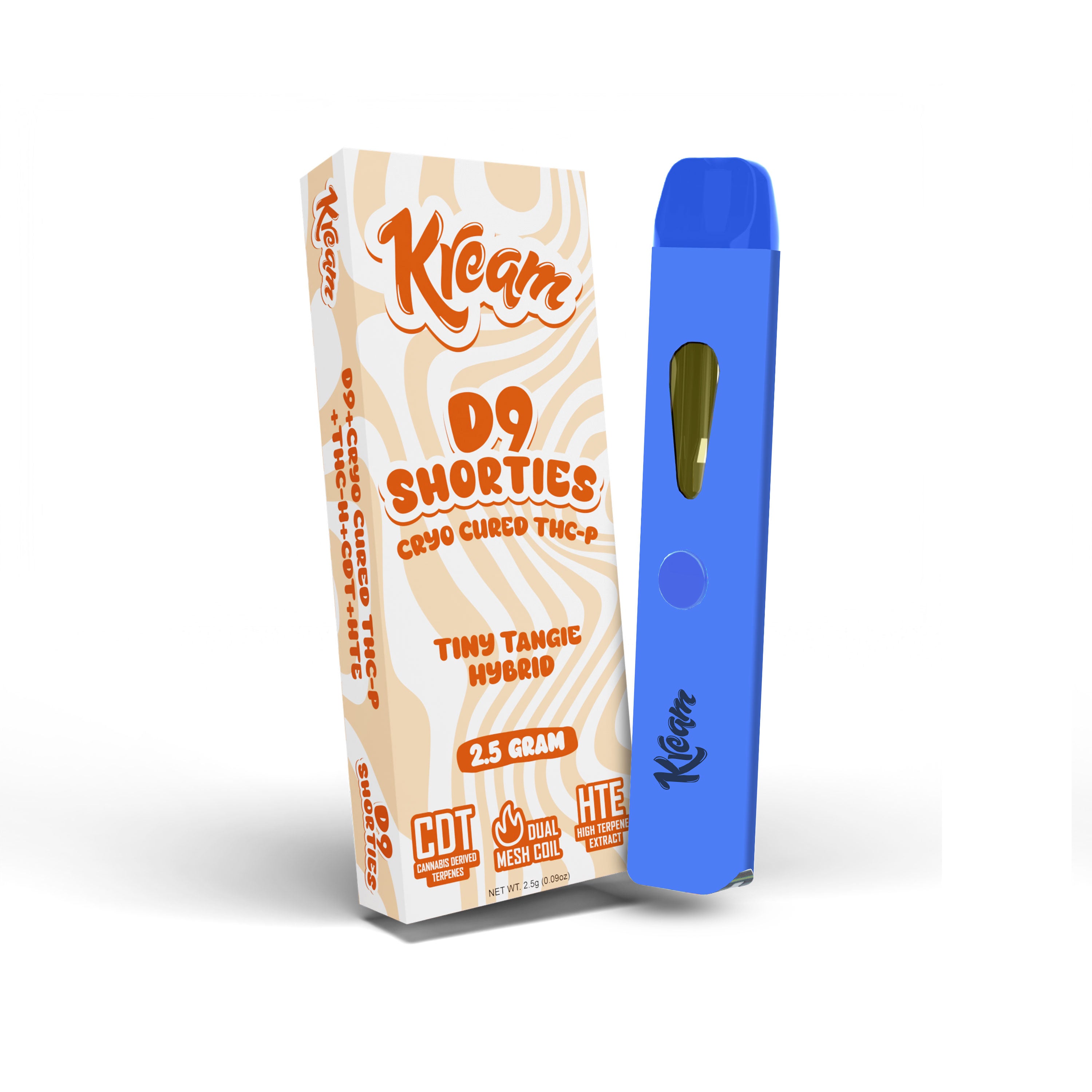 Kream D9 Shorties Disposable (2500mg)