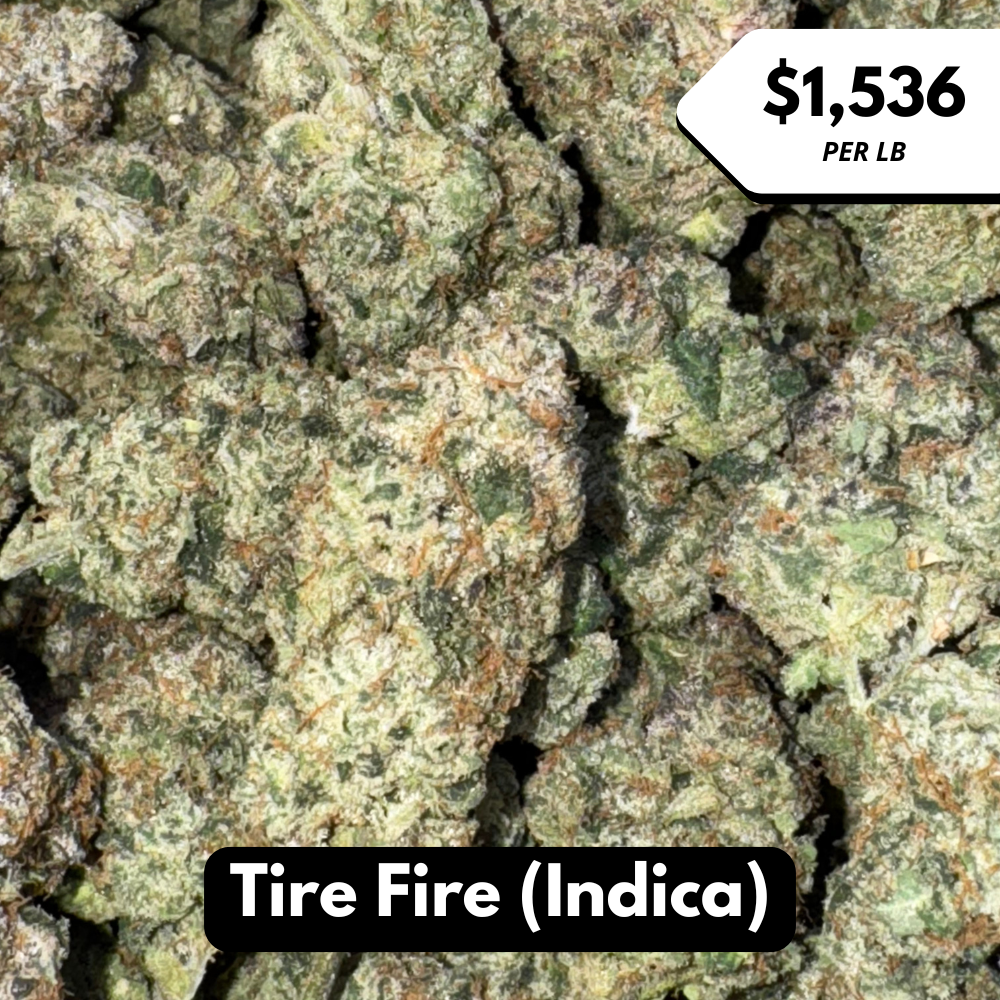Natural THC-A Flower (Indica ~ Tire Fire)