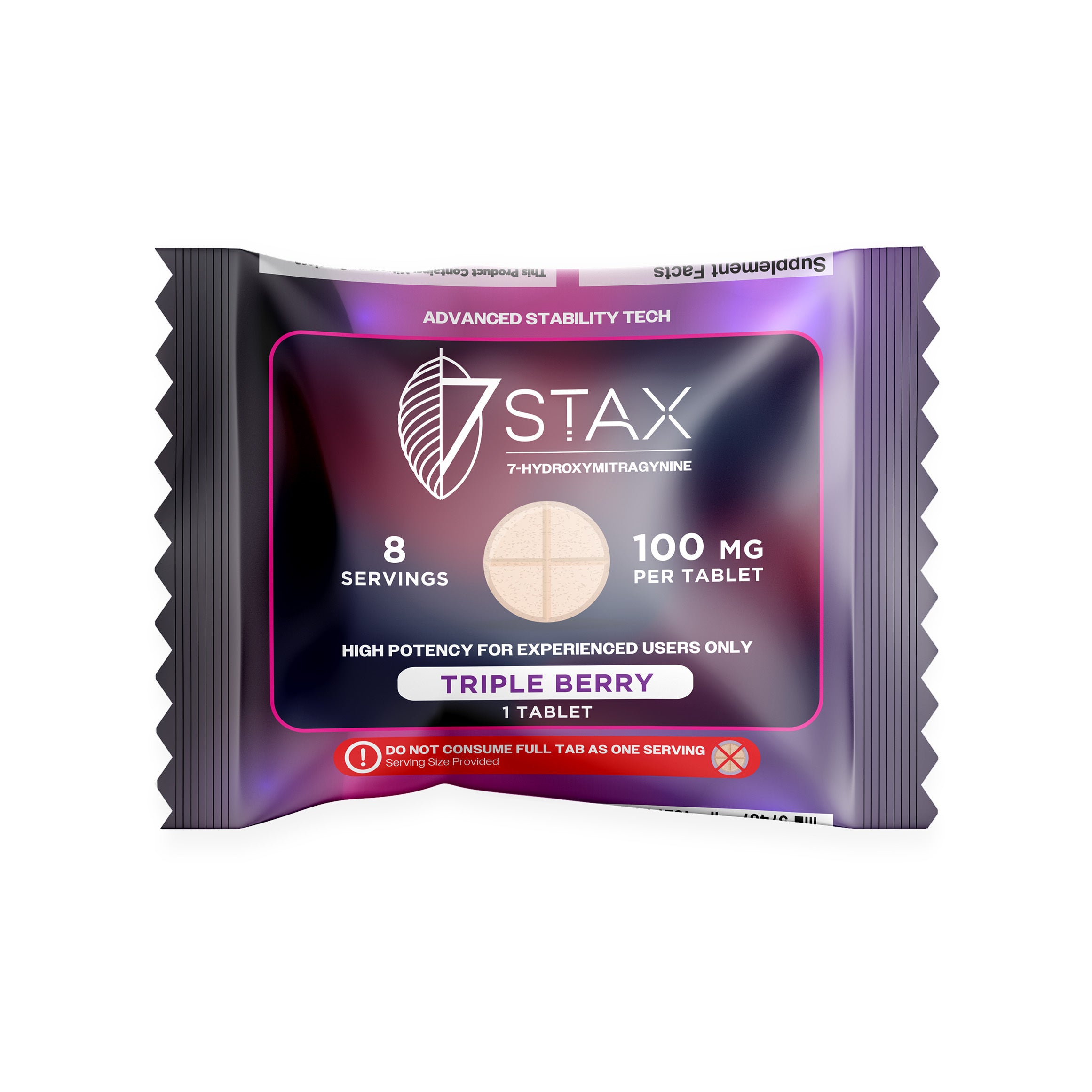7Stax Premium 7-OH Kratom Alkaloid Tablets (100mg - 1 Count)