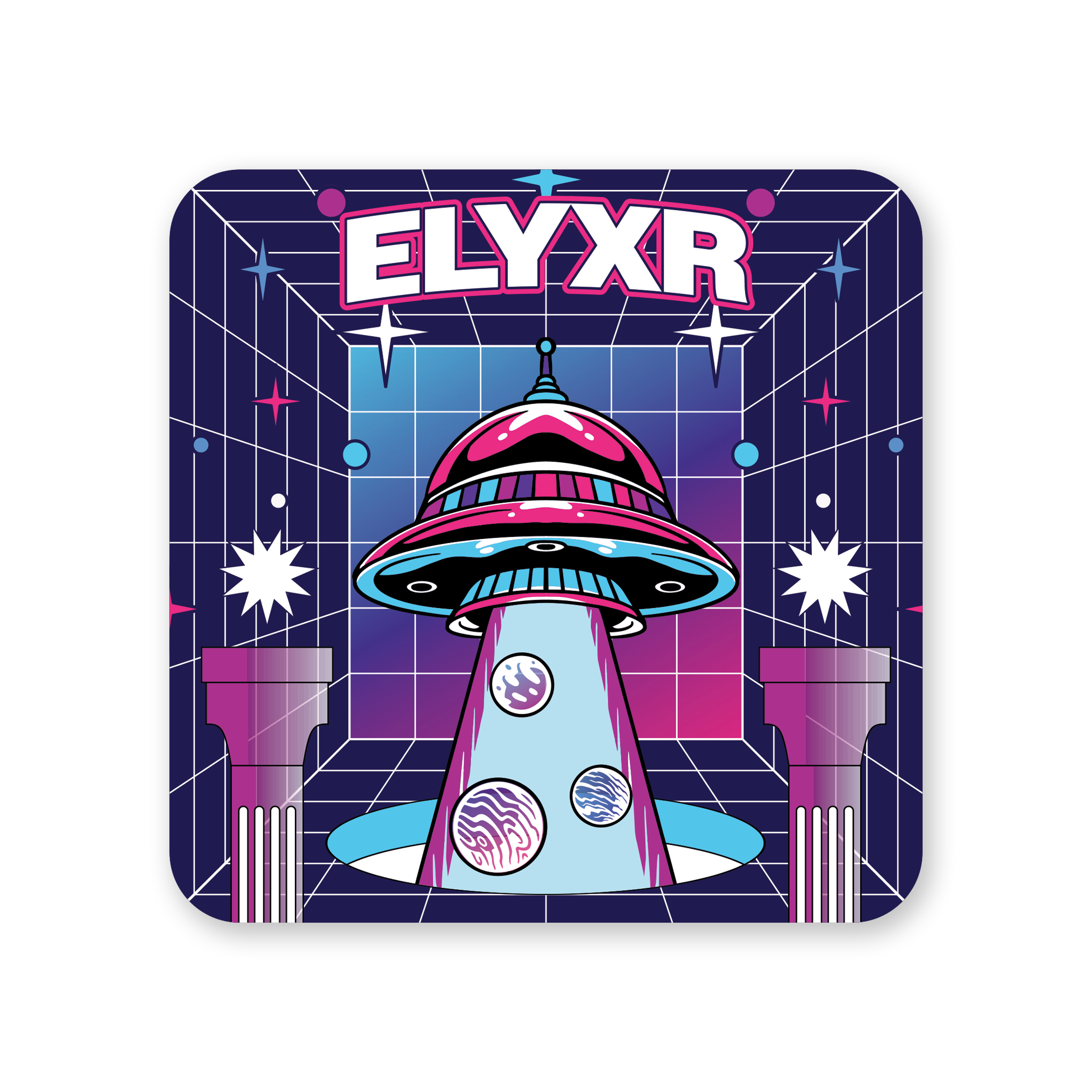 Elyxr LA Sticker Pack (50 Count)