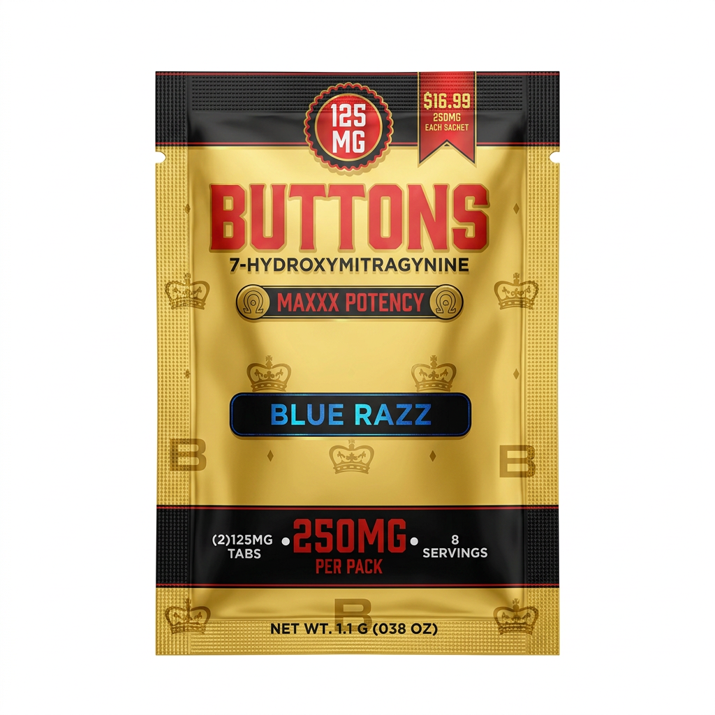 Buttons Maxxx Potency 7-OH Tablets (250mg - 2 Count