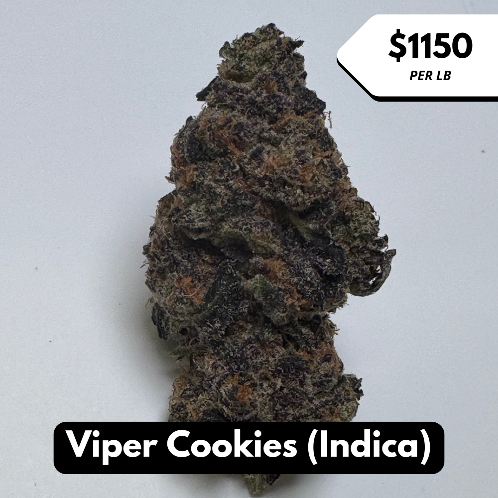 Natural THC-A Flower (Indica ~ Viper Cookies)