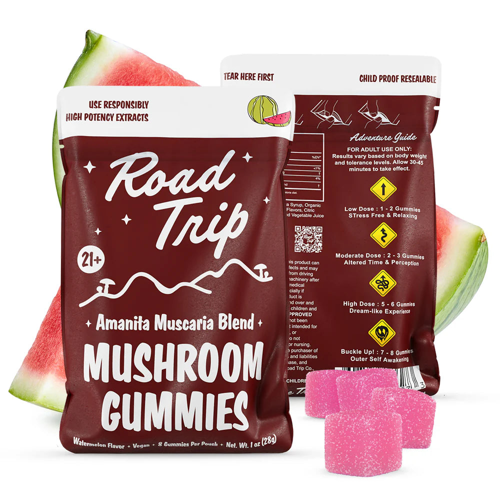 Road Trip Amanita Muscaria Mushroom Gummies (8 Count)