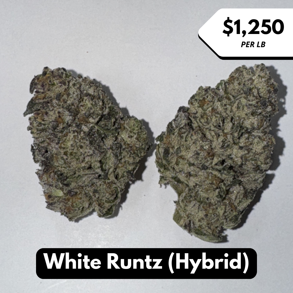 Natural THC-A Flower (Hybrid ~ White Runtz)