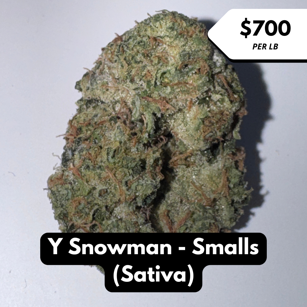 Natural THC-A Flower (Sativa ~ Y Snowman - Smalls)