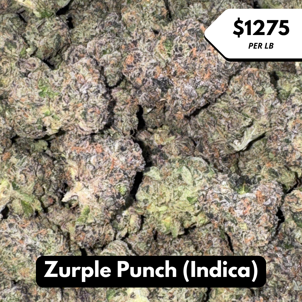 Natural THC-A Flower (Indica ~ Zurple Punch)