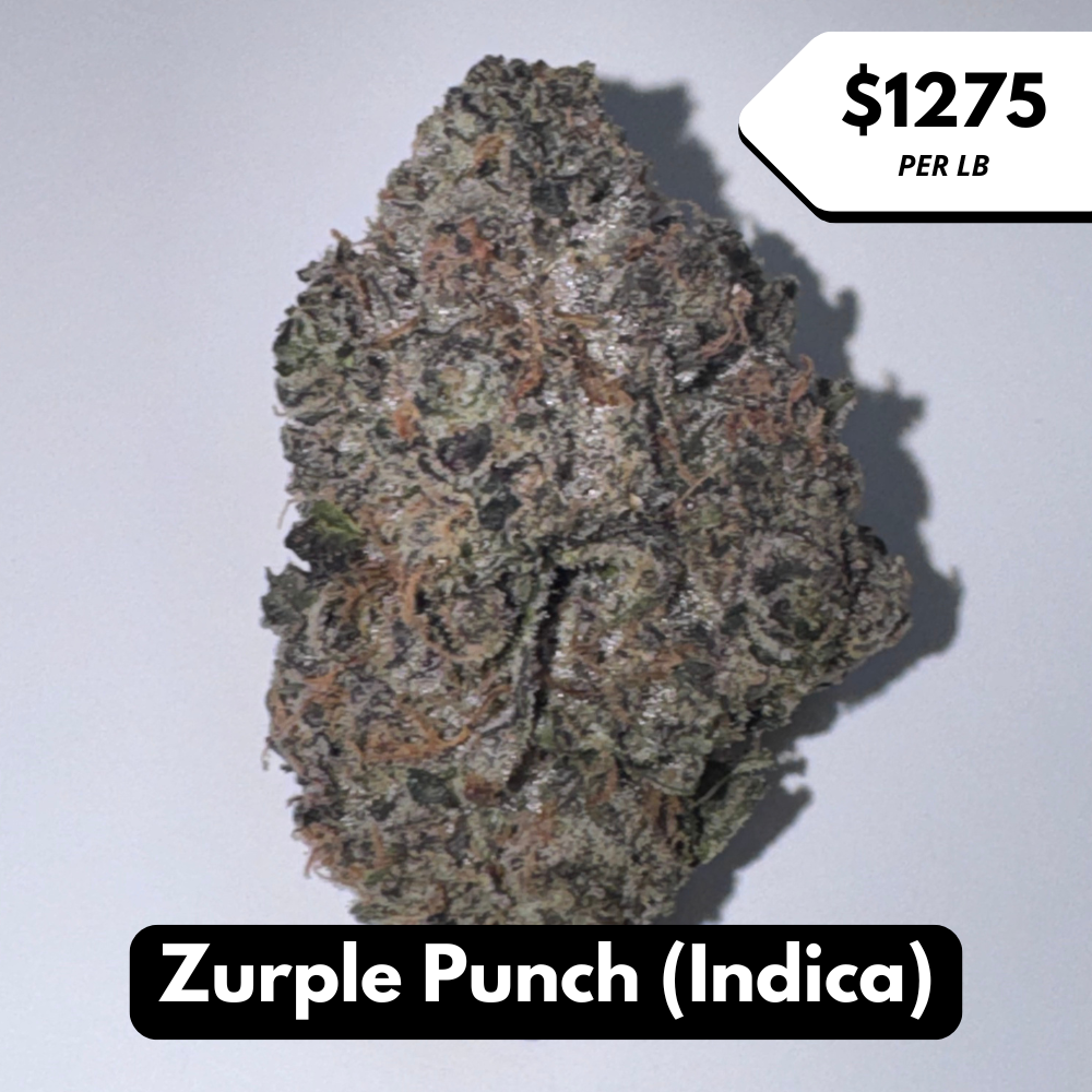Natural THC-A Flower (Indica ~ Zurple Punch)