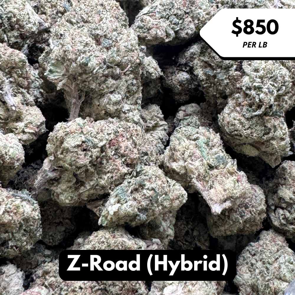 Natural THC-A Flower (Hybrid ~ Z-Road)