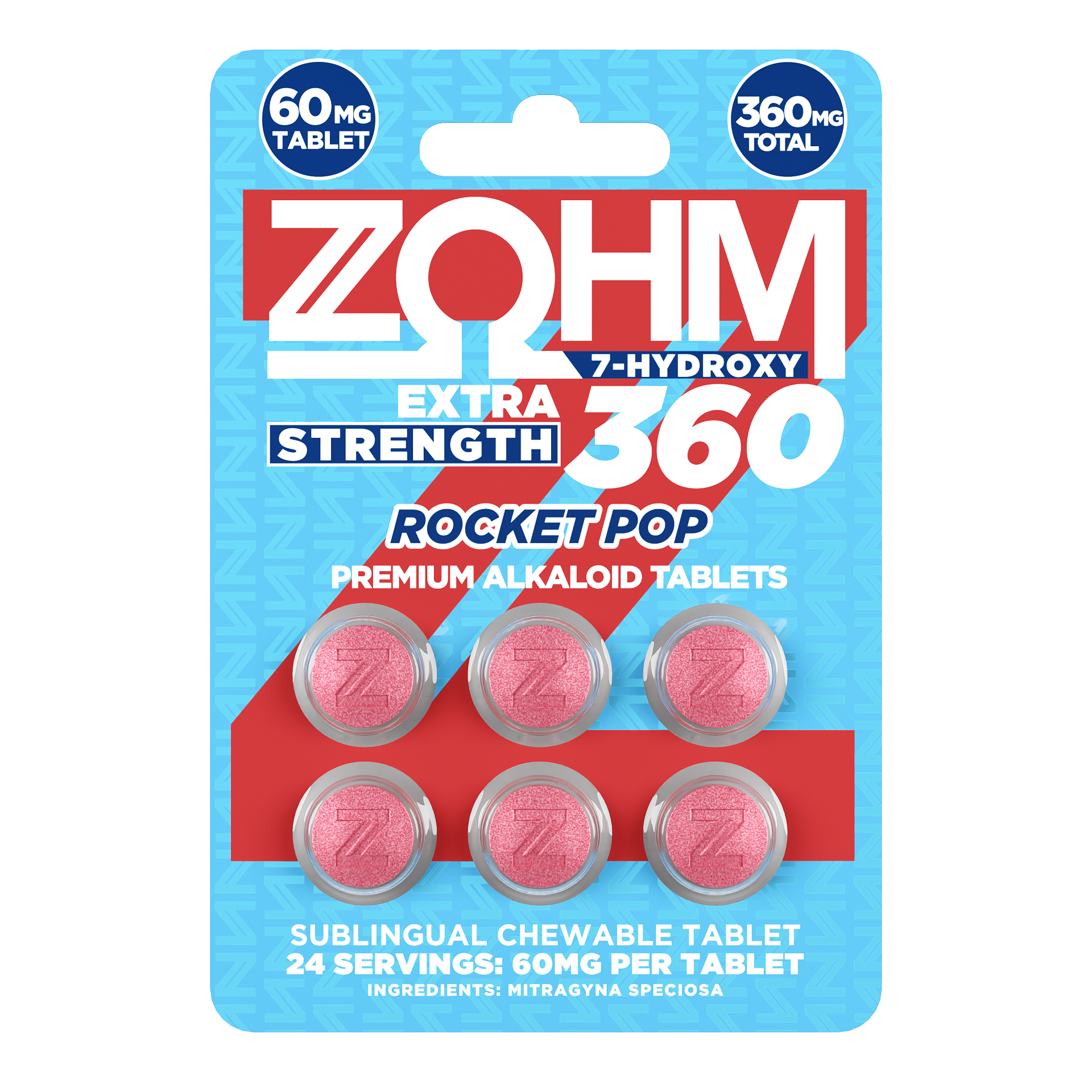 ZOHM 7-OH Tablets (360mg - 6 Count)