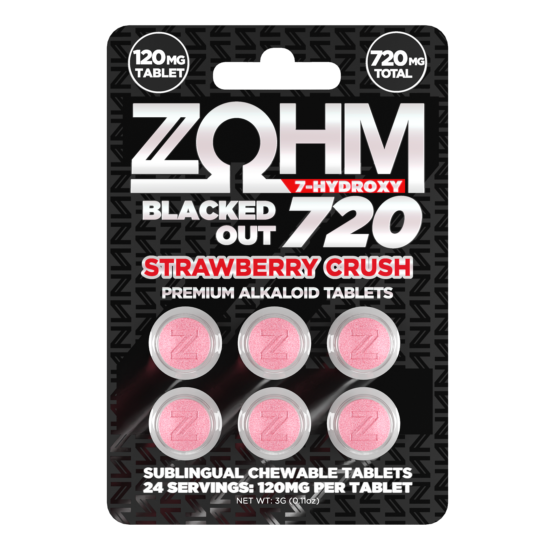 ZOHM 7-OH Tablets (720mg - 6 Count)