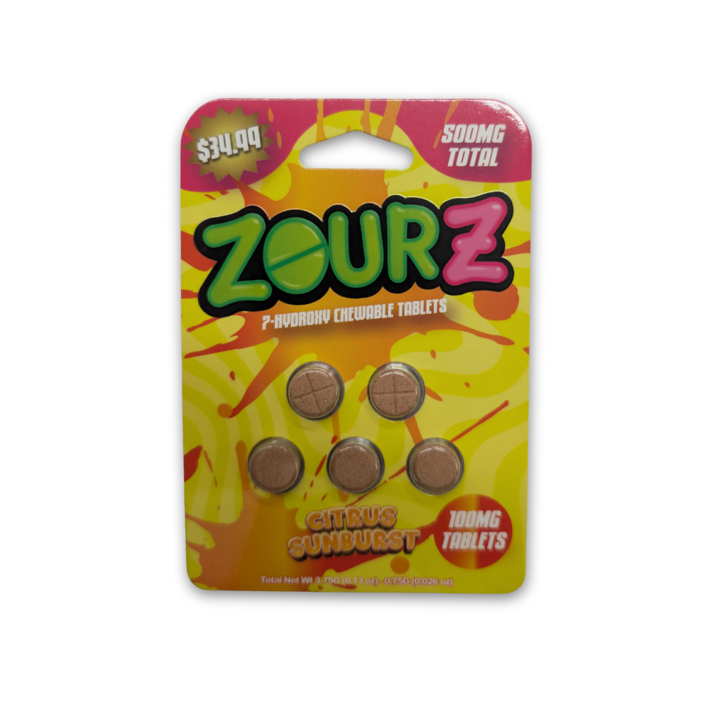Zourz 7-OH Tablets (500mg - 5 Count)
