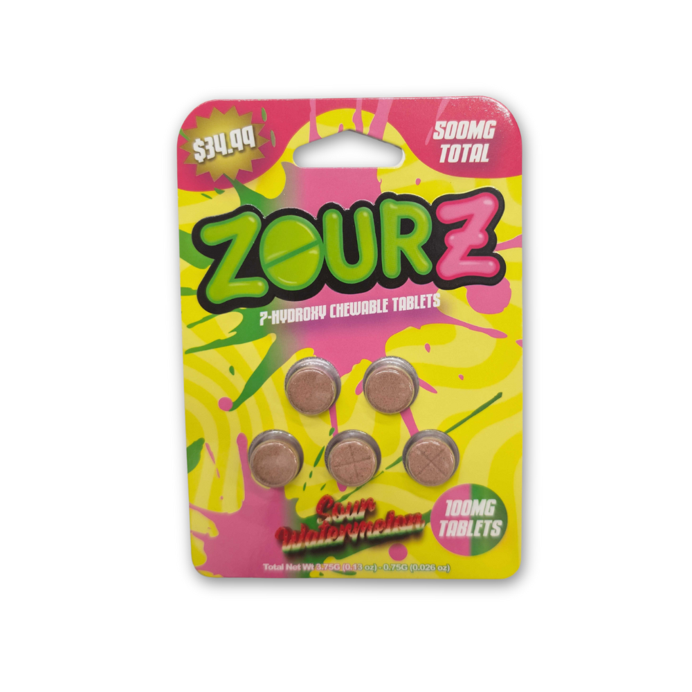 Zourz 7-OH Tablets (500mg - 5 Count)