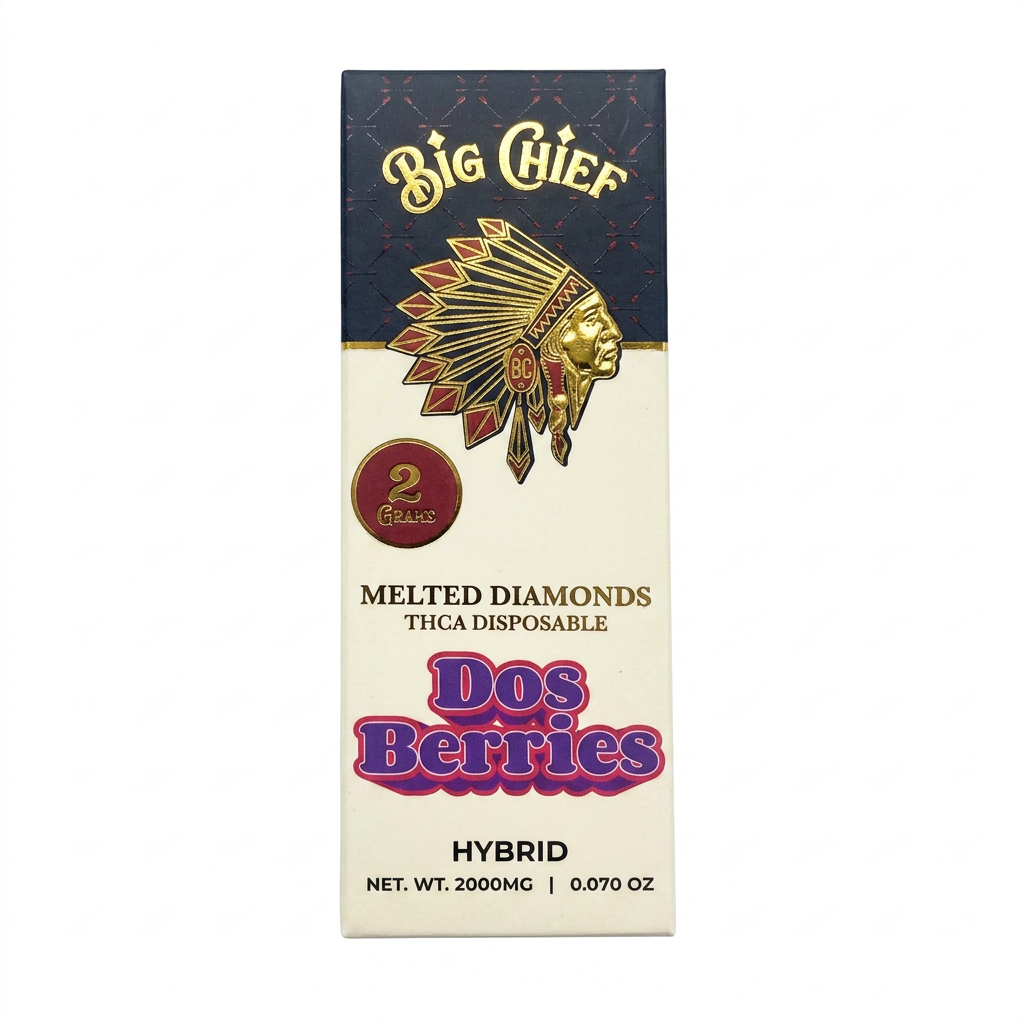 Big Chief THC-A Melted Diamonds Disposable (2000mg)