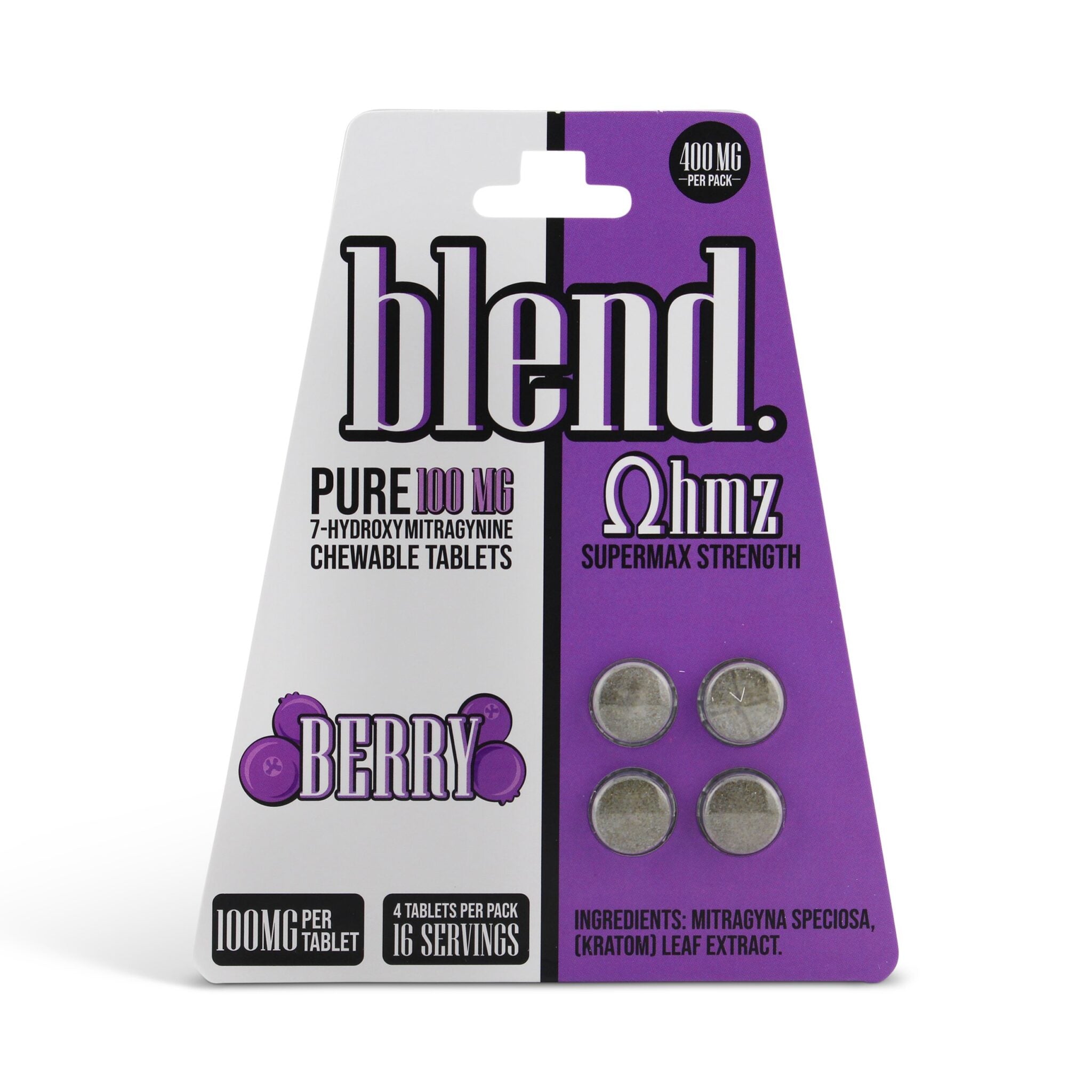 Blend OHMZ Super Max Strength 7-OH Tablets (400mg - 4 Count)