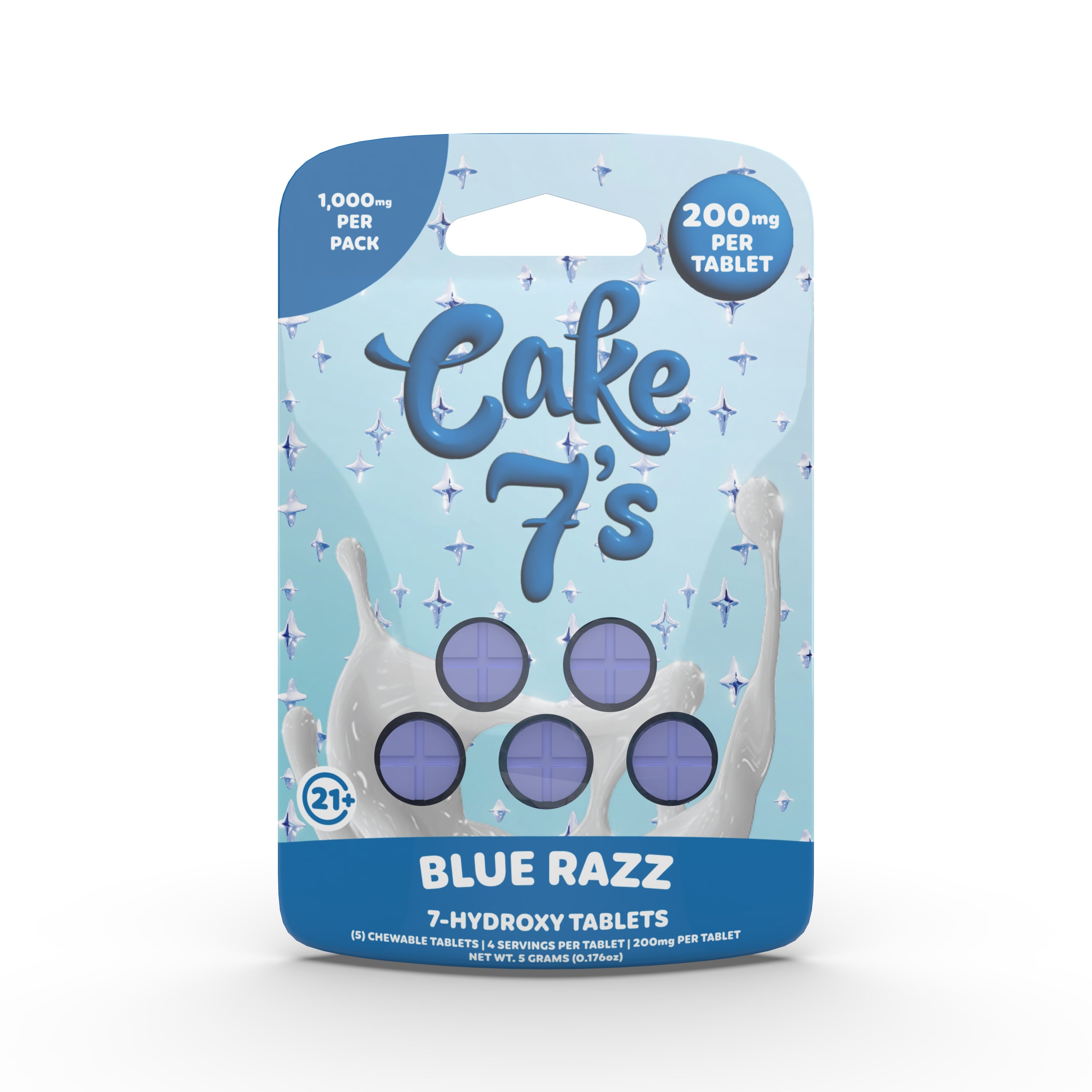 Cake 7's 7-OH Tablets (1000mg - 5 Count)