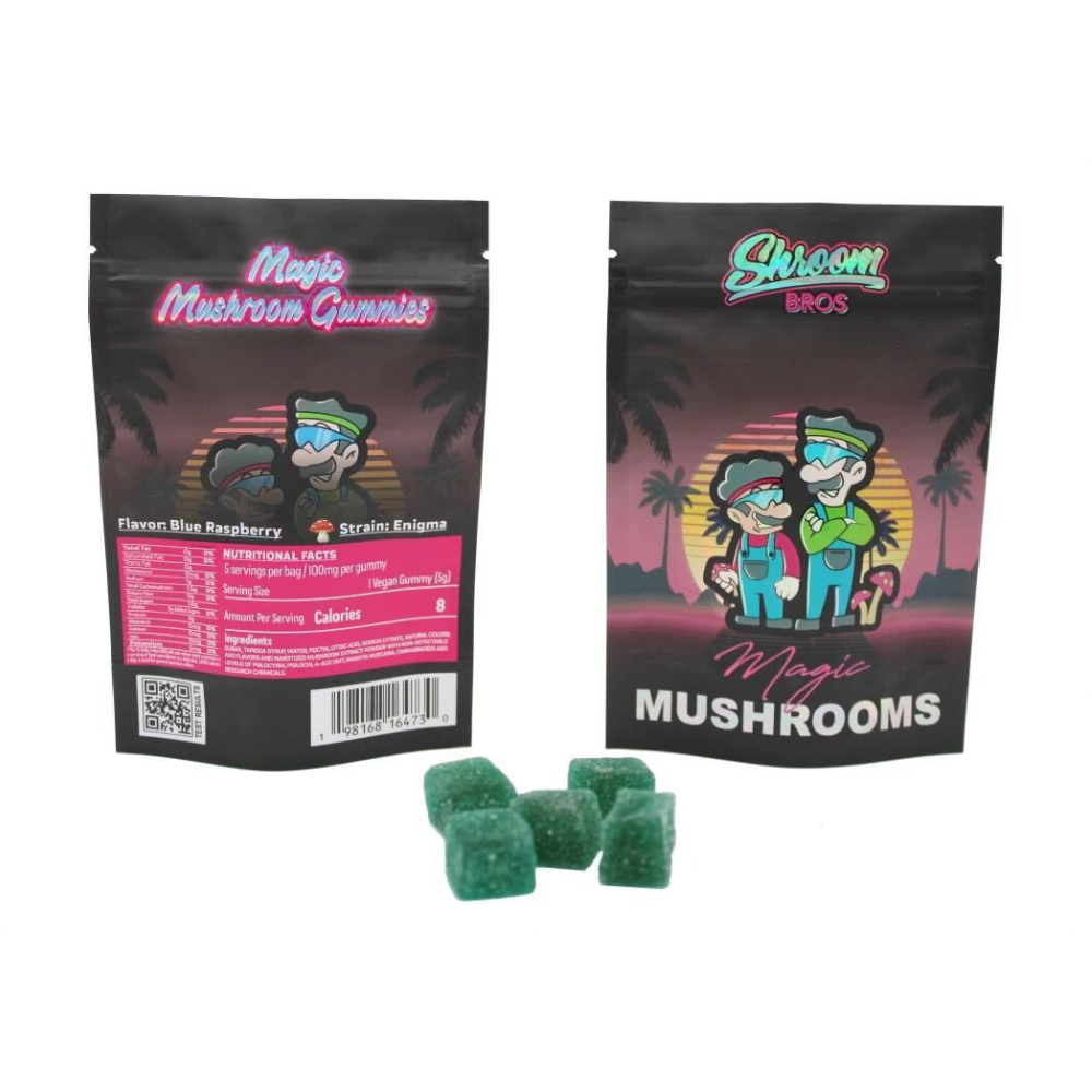 Psilo Mart Magic Mushroom Blue Enigma Gummies (500mg)