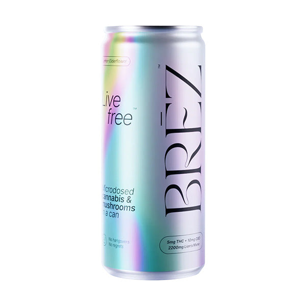 BRĒZ THC + Lion's Mane Drink