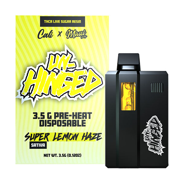 Cali x Maui Labs Unhinged THC-A Live Sugar Resin Disposable (3500mg)