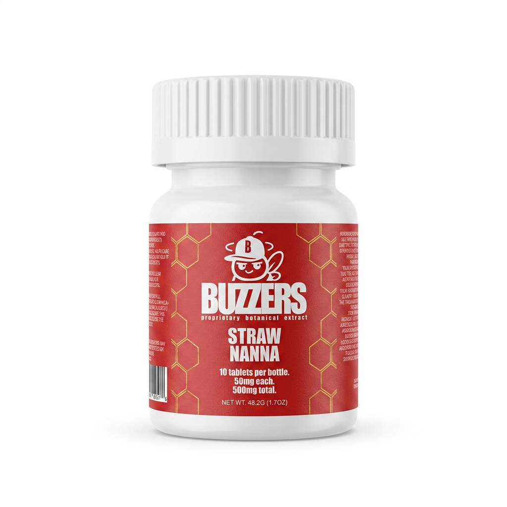 Buzzers Botanical Tablets (500mg - 10 Count)
