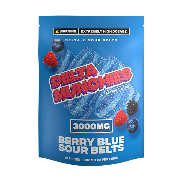 Munchies! Delta 8 Sour Belts (3000mg)