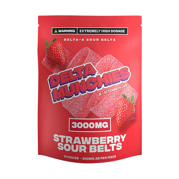 Munchies! Delta 8 Sour Belts (3000mg)