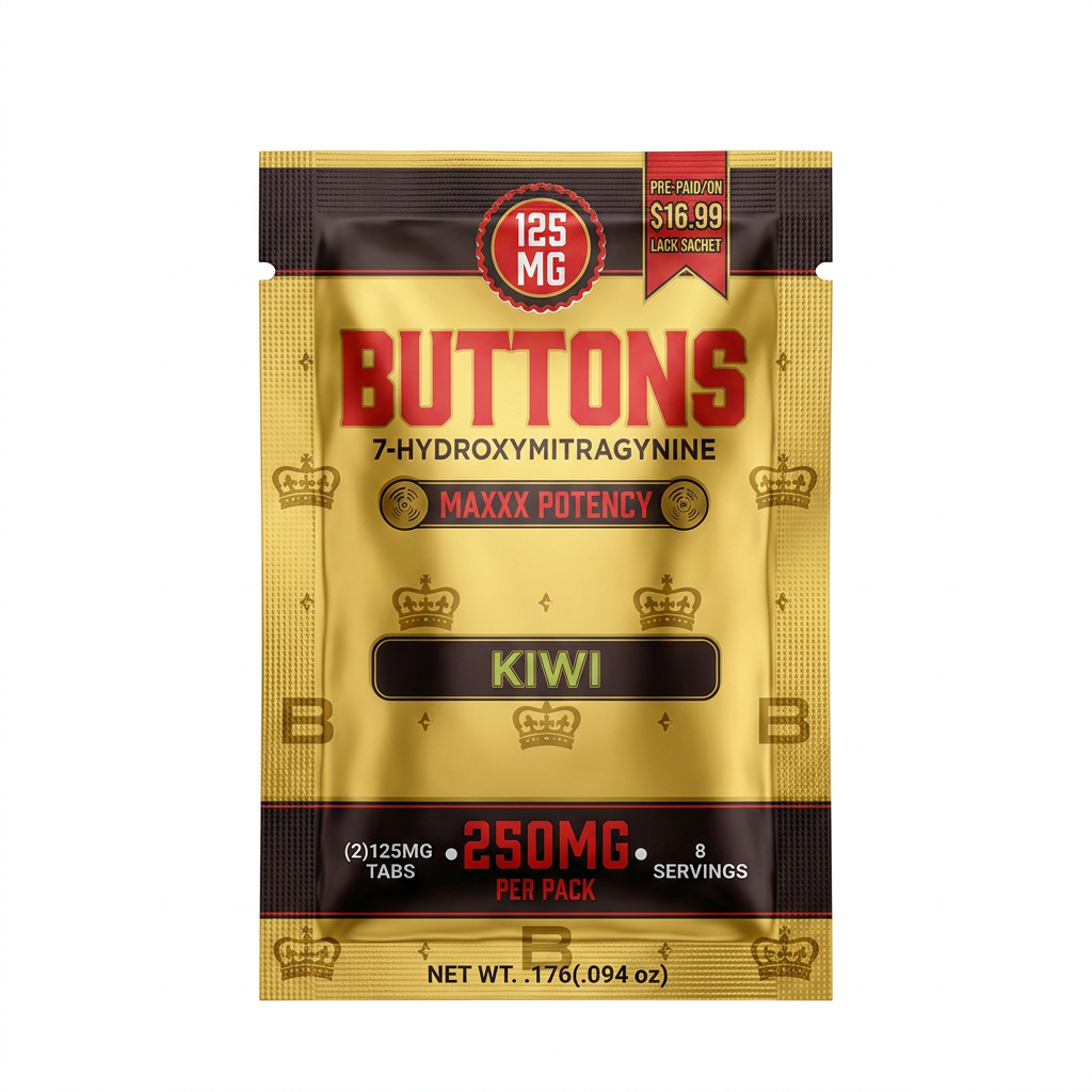 Buttons Maxxx Potency 7-OH Tablets (250mg - 2 Count