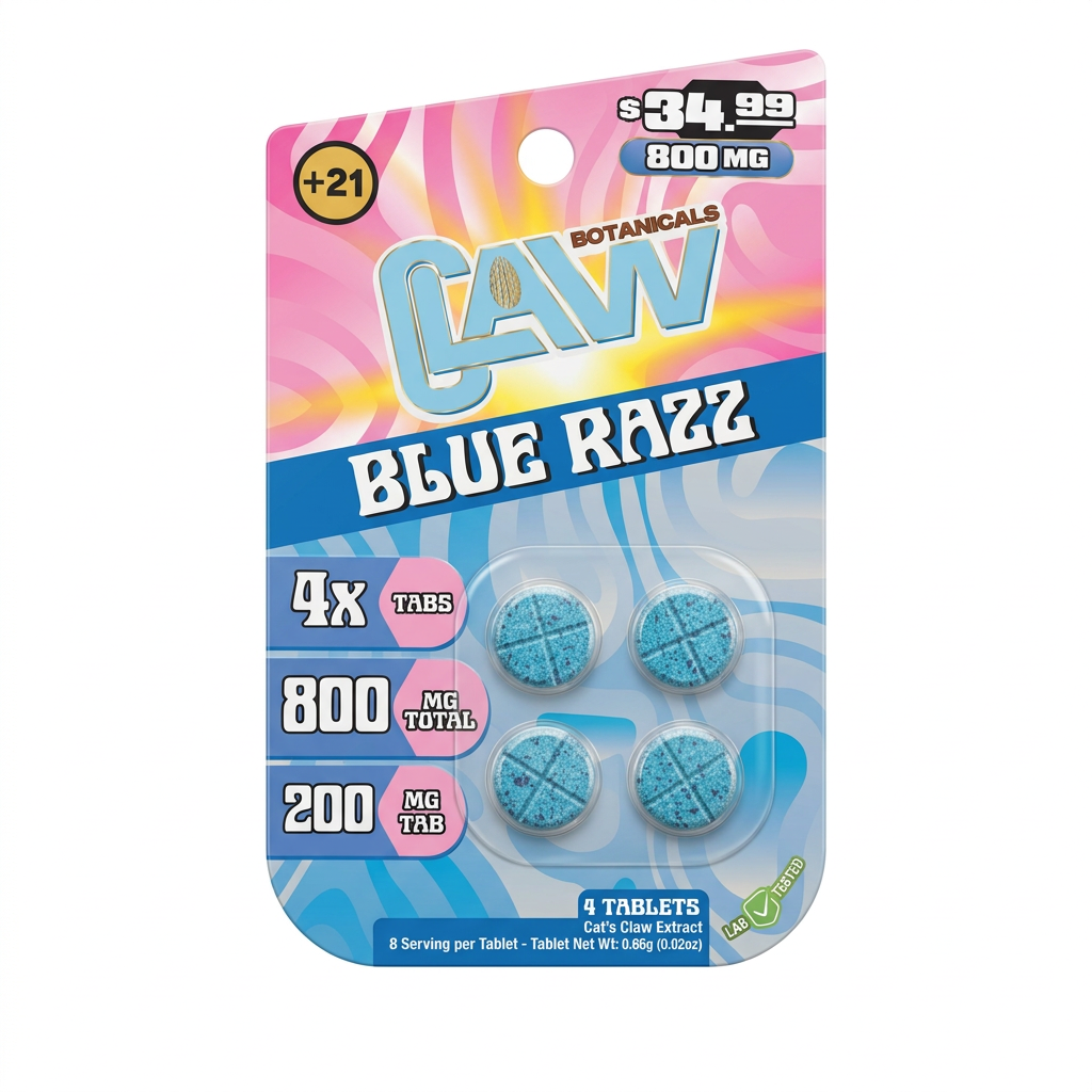 Claw Botanicals Cat's Claw Tablets (800mg - 4 Count)
