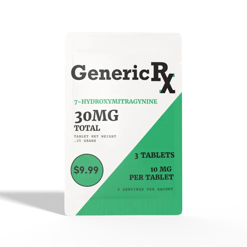 Generic RX 7-OH Tablets (30mg - 3 Count)