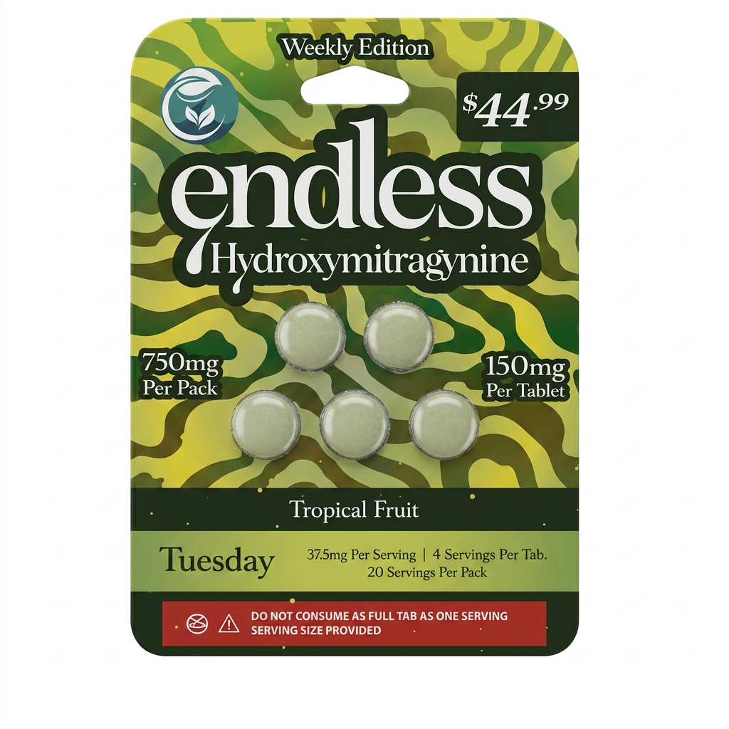 Endless 7-OH Tablets (750mg - 5 Count)