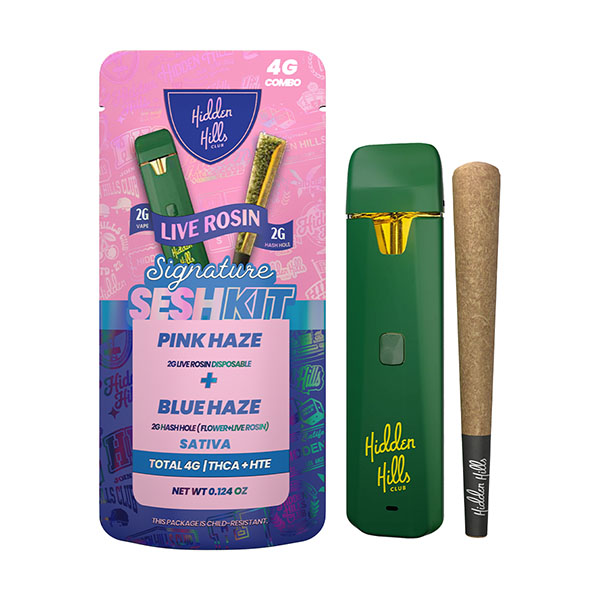 Hidden Hills Signature Sesh Kit (2000mg Disposable + 2000mg Hash Hole Preroll)