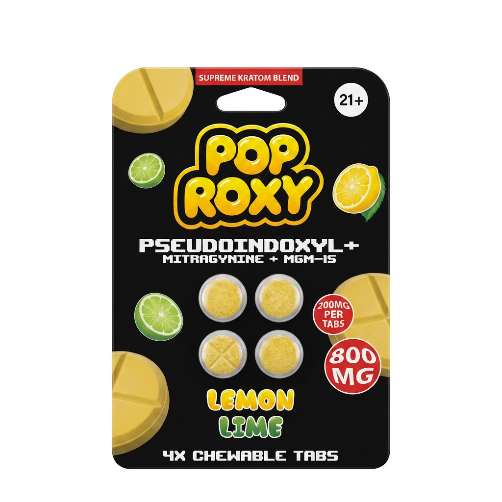 Pop Roxy Pseudo + MIT + MGM Tablets (800mg - 4 Count)