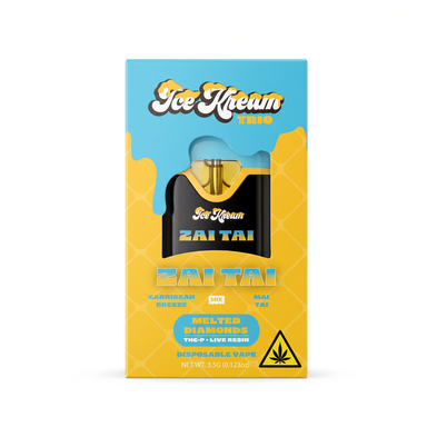 Ice Kream Trio THC-P + Live Resin Disposable Vape (3500mg) - Zai Tai - Carribean Breeze (Indica) + Mai Tai (Sativa)