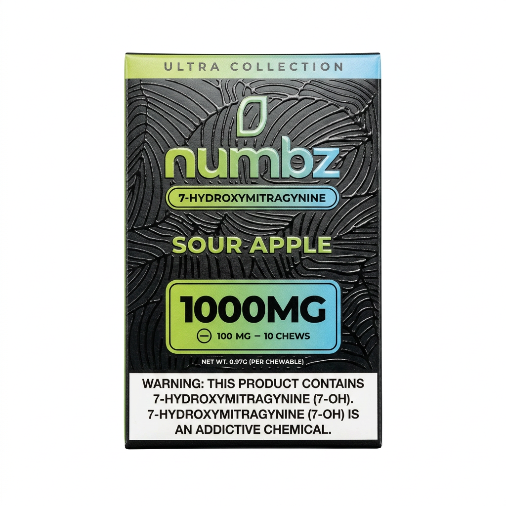 Numbz 7-OH Tablets (1000mg - 10 Count)