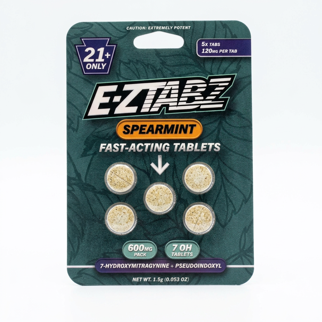 E-ZTabz 7-OH + Pseudo Tablets (600mg - 5 Count)