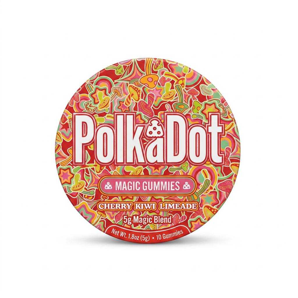 Polk a Dot Mushroom Gummies (5000mg - 10 Count)
