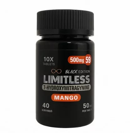 Limitless Black Edition 7-OH Tablets (500mg - 10 Count)