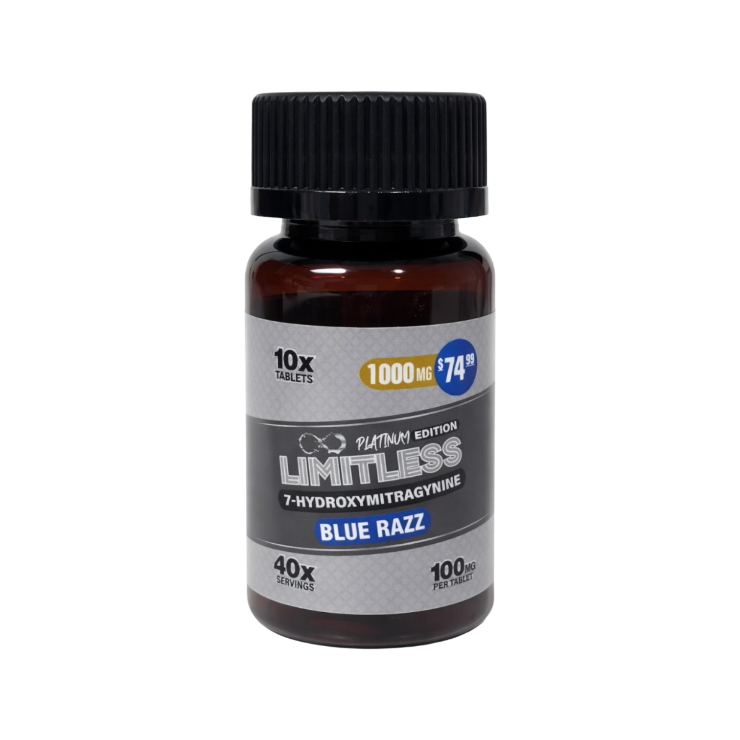 Limitless Platinum Edition 7-OH Tablets (1000mg - 10 Count)