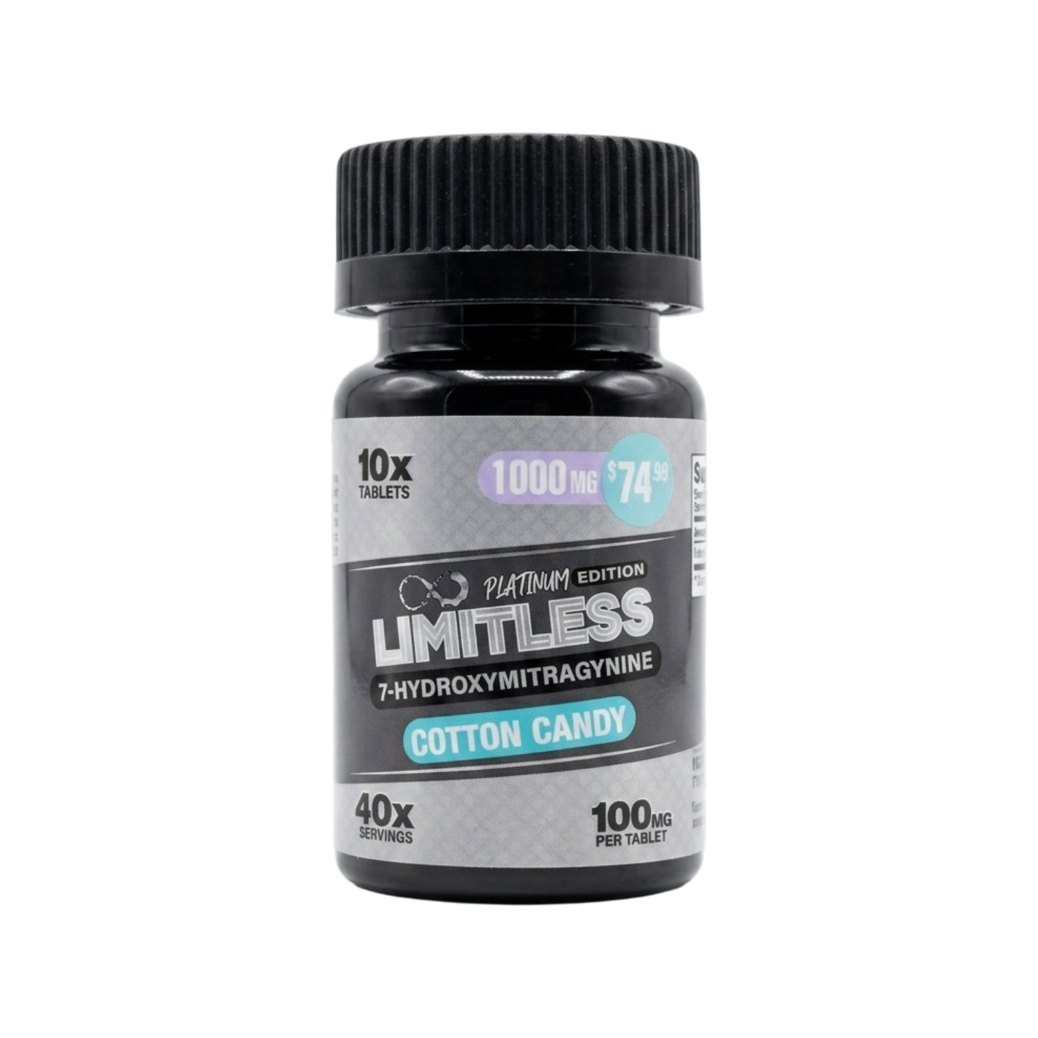 Limitless Platinum Edition 7-OH Tablets (1000mg - 10 Count)